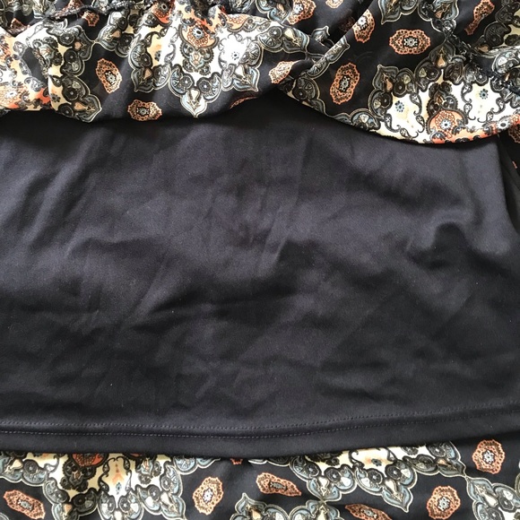 Taylor & Sage Tiered Fully Lined Dress Large - Picture 8 of 9